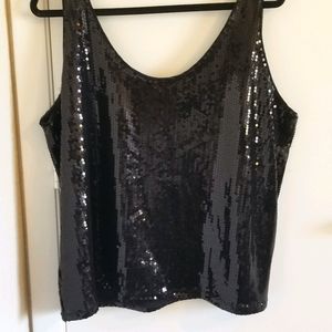 Sequined tank